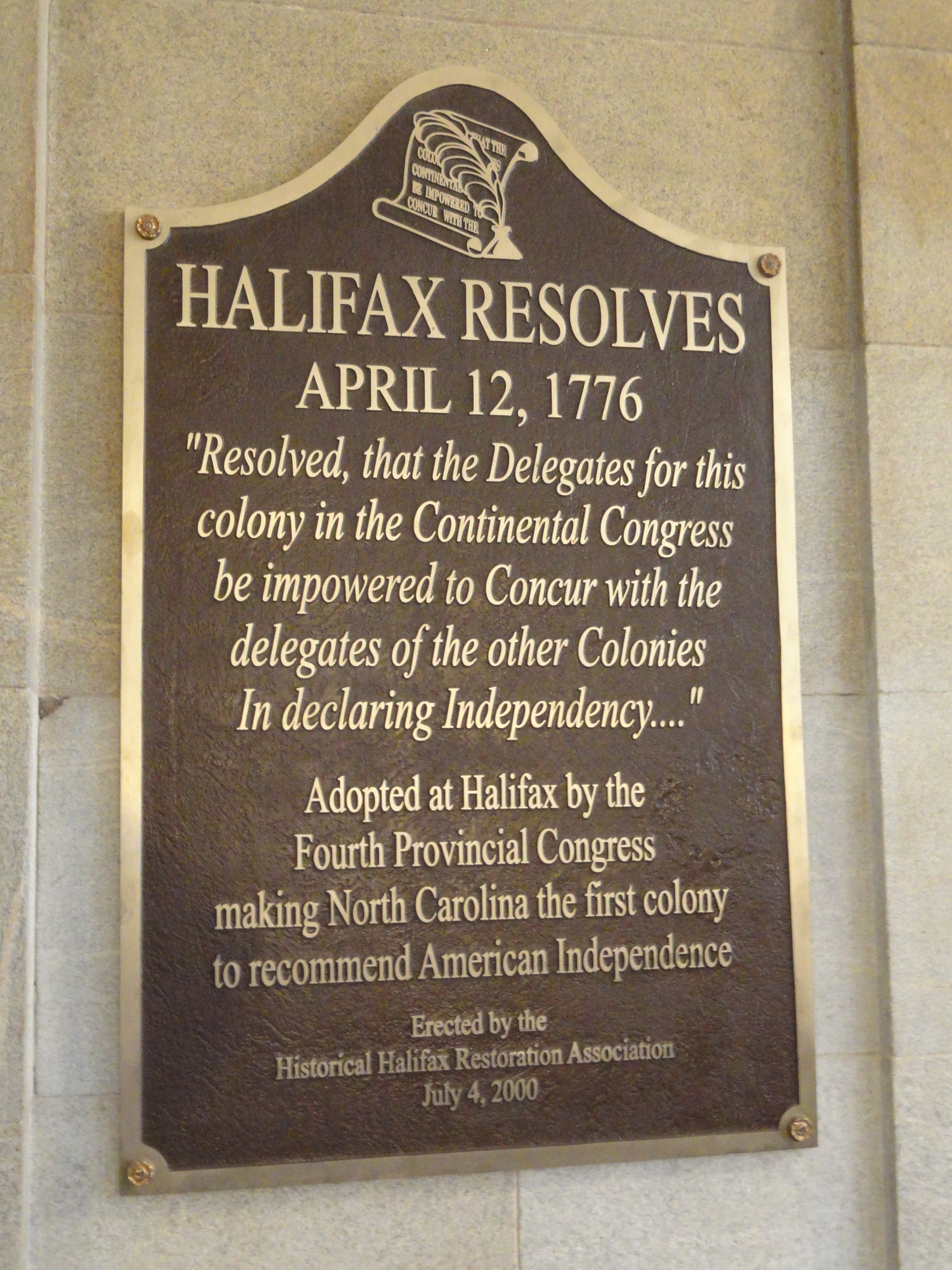 Summary Of The Halifax Resolves