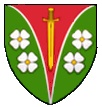 Das Wappen von Ottenthal enthält stilisierte Meerkohlblüten.