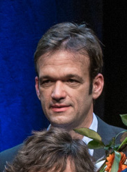 Felix Heintzenberg i samband med tillkännagivandet av nomineringarna till Augustpriset 2016.