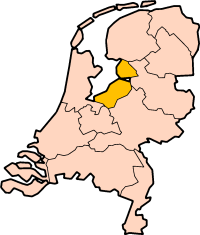 Map: Provinsi Flevoland di Belanda