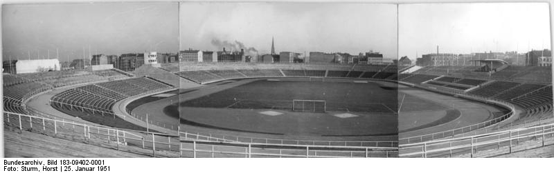 Stadion der Weltjugend, 1951