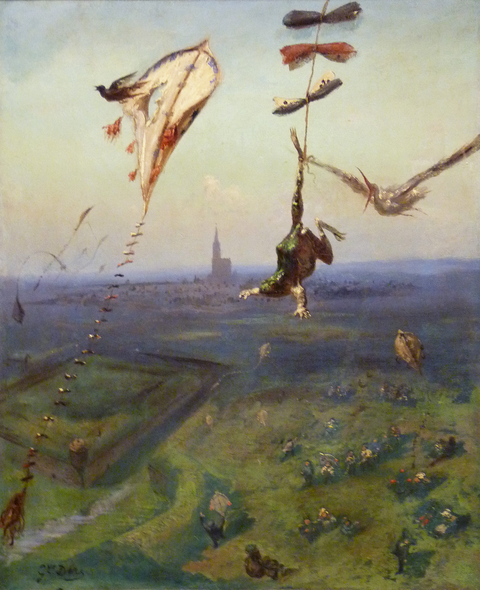 Gustave Doré, Entre ciel et terre, 1862, huile sur toile, B-A de Belfort 