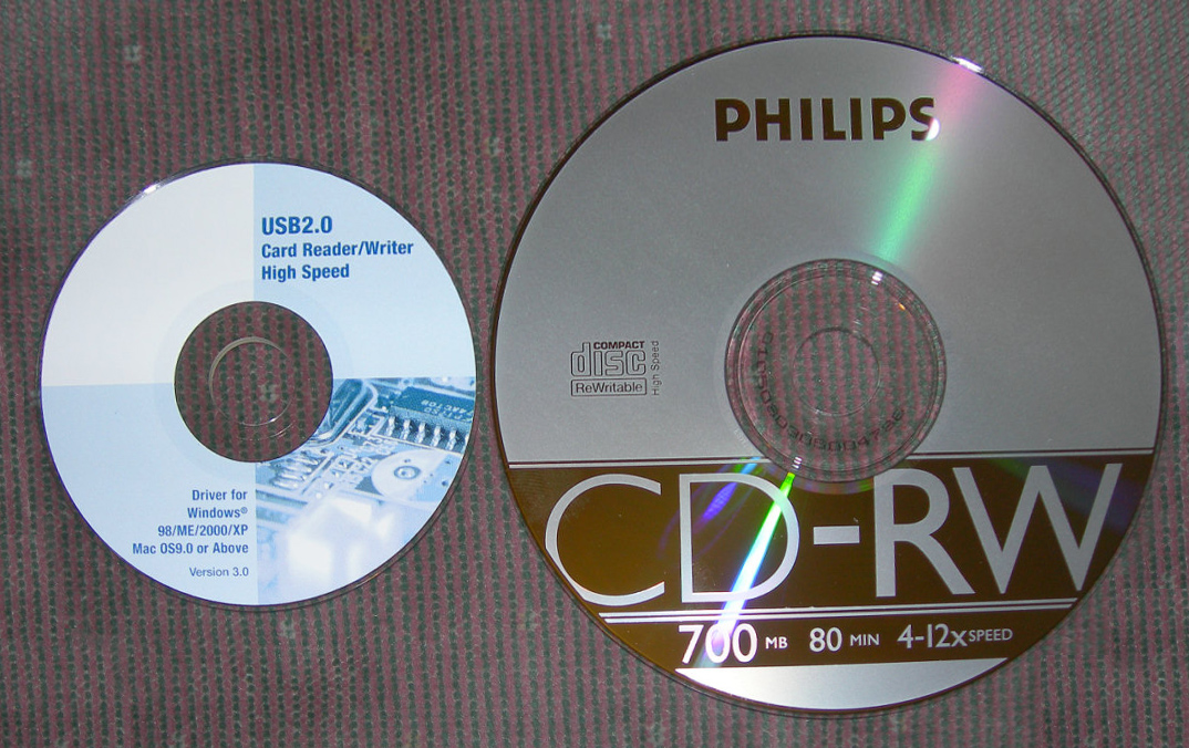 Cd spun