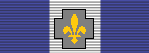 Undress ribbon for an Officer of the National Order of Quebec Officer National Order of Quebec Undressed Ribbon.png