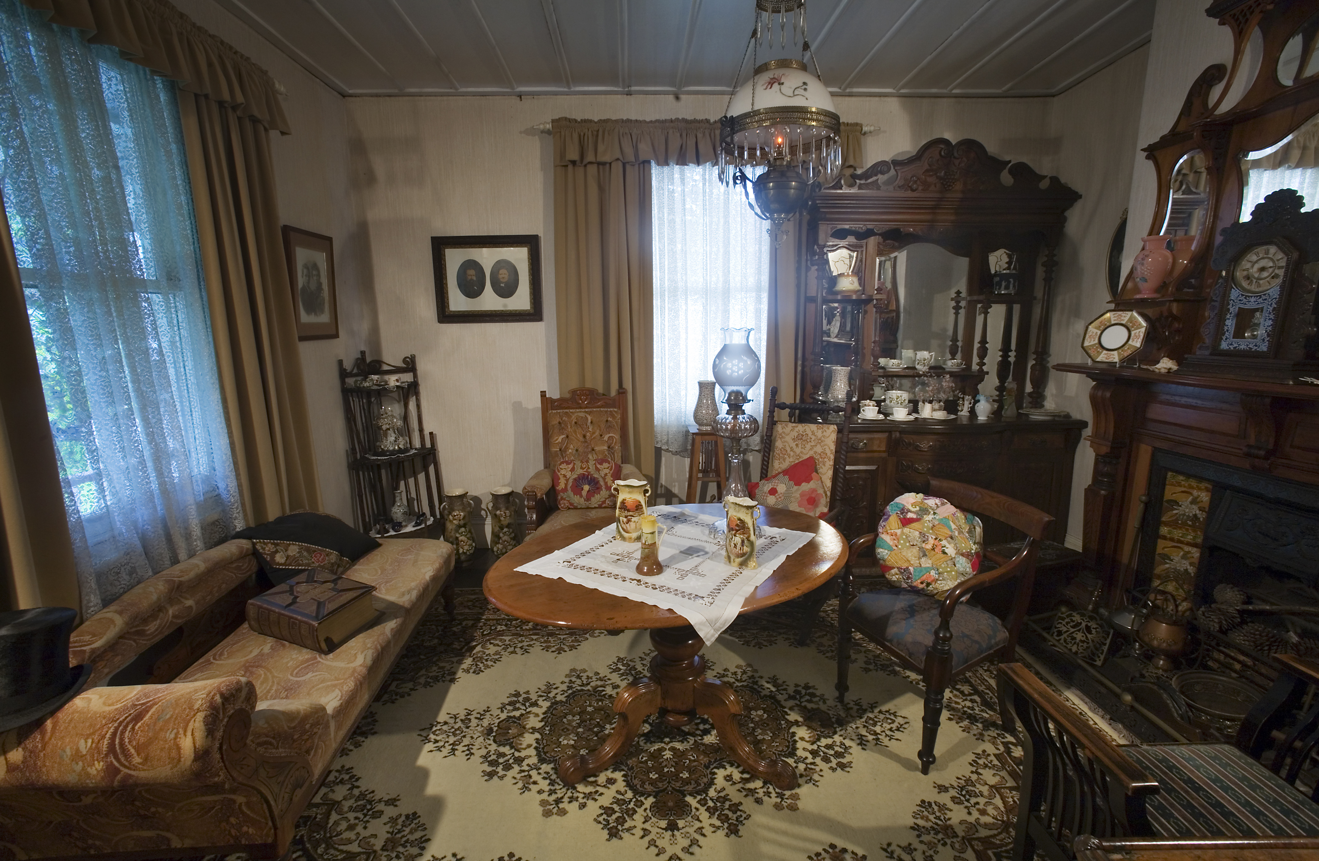 19th century house living room