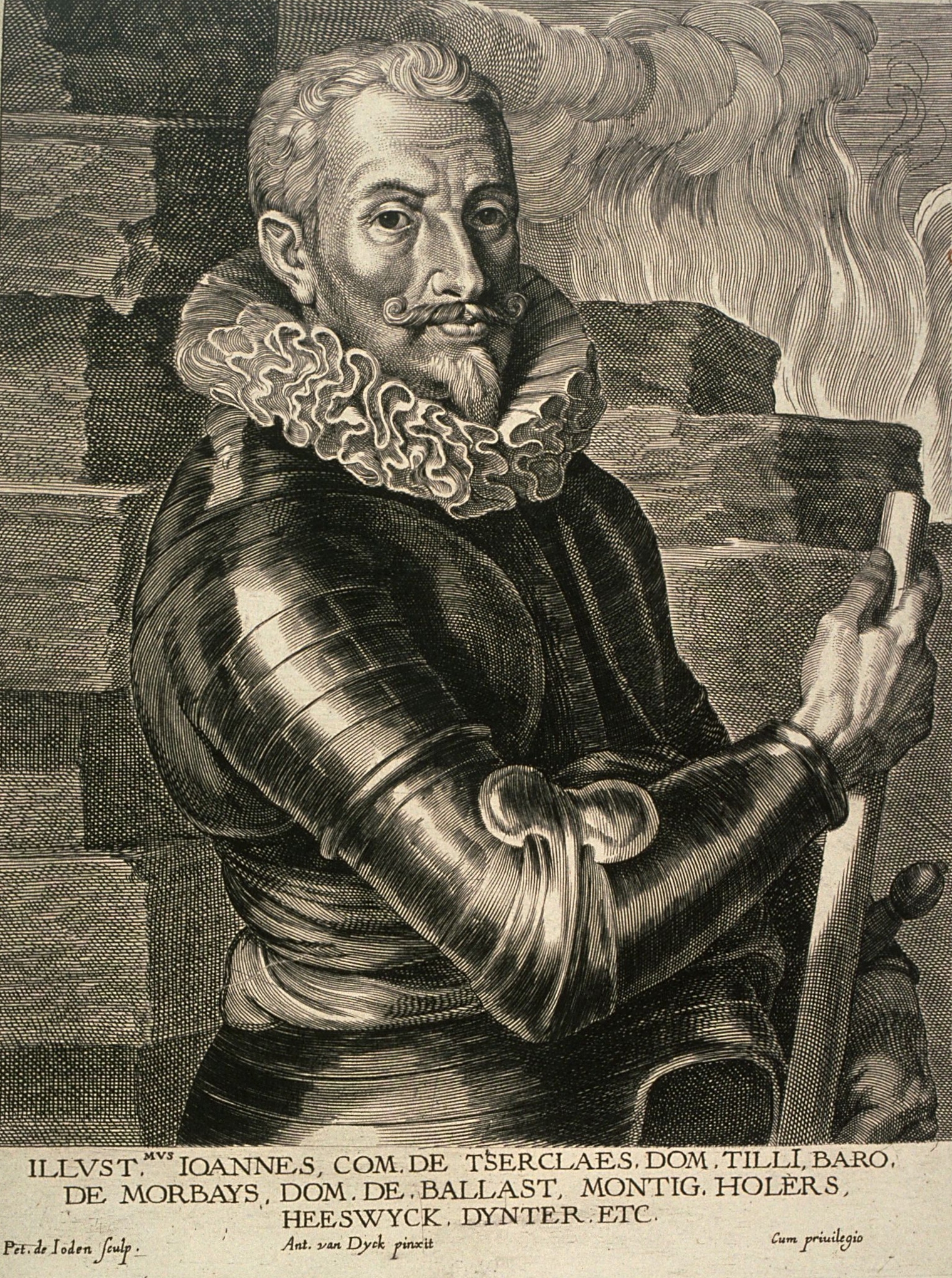 Johan Tzerclaes, Count of Tilly, commander of the Bavarian and Imperial armies.