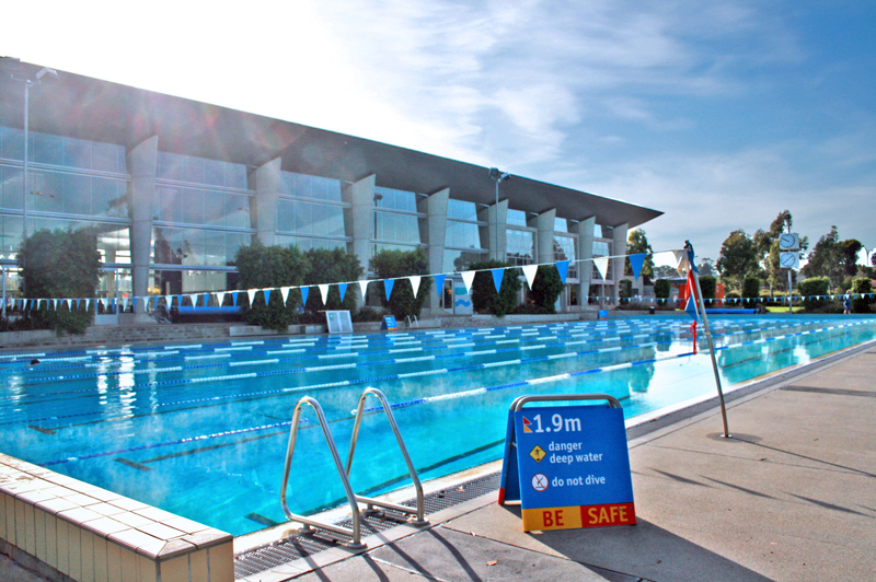 sunny day images. Pool on a Sunny Day.