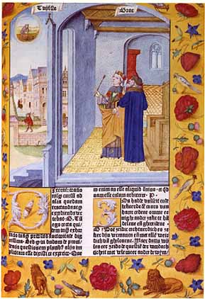 Lady Philosophy and Boethius from the Consolat...