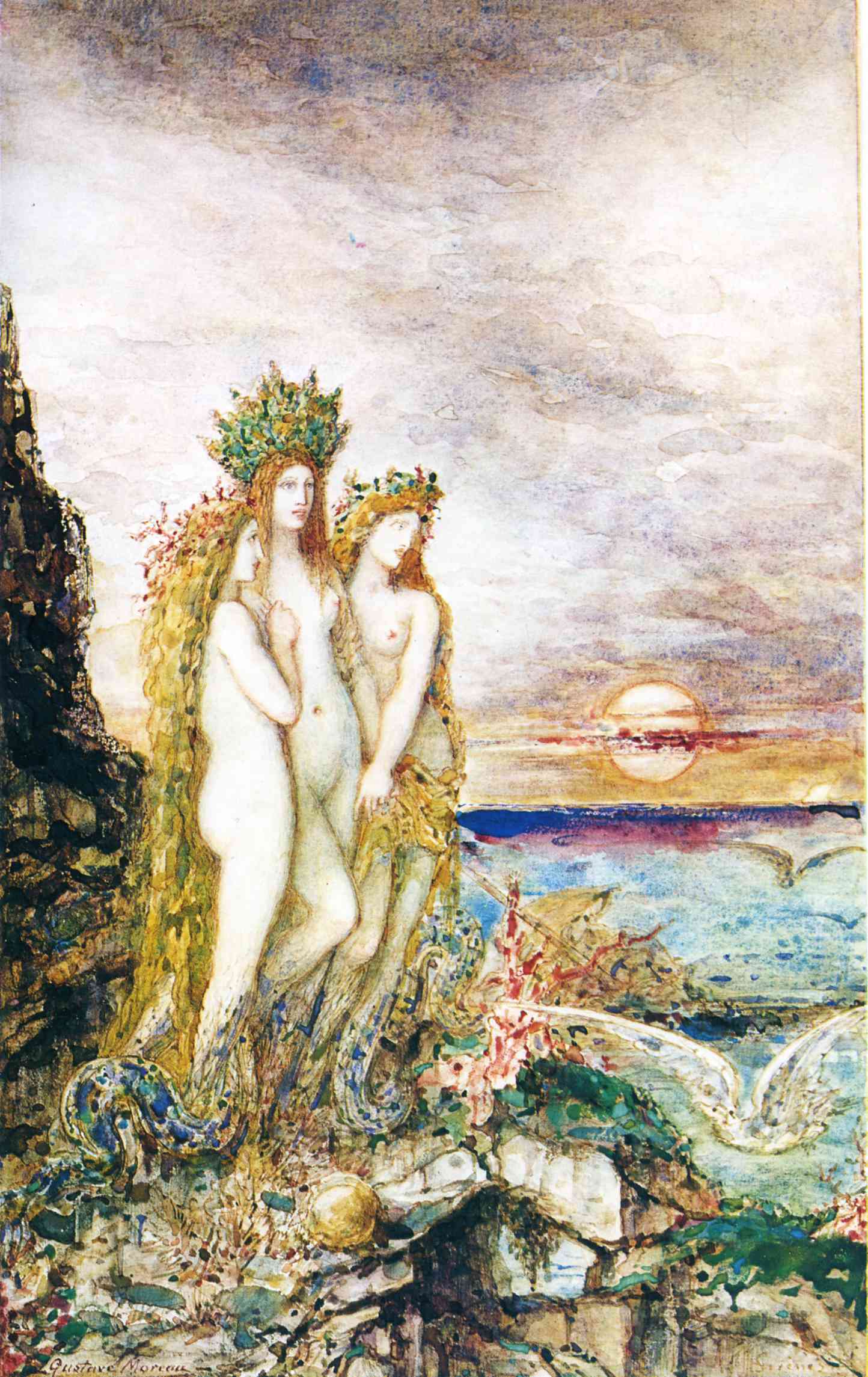 Gustave Moreau - The Sirens 1872