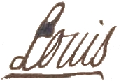 Fichier:Signature of Louis XV in 1753 at the wedding of the Prince of Condé and Charlotte de Rohan.jpg