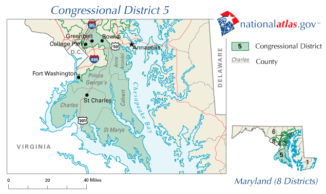 United States Map Maryland