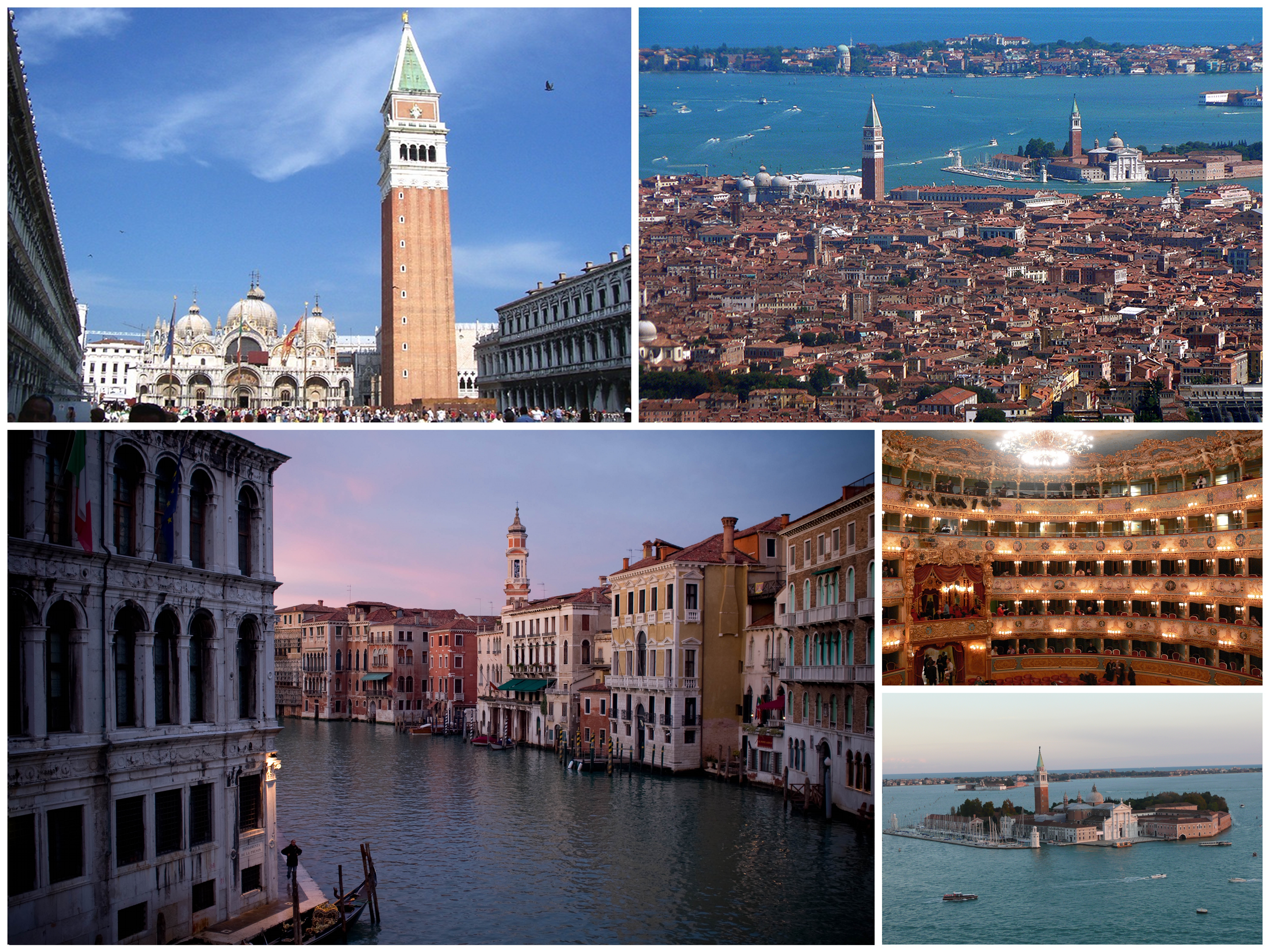 Venice collage from Wikipedia
