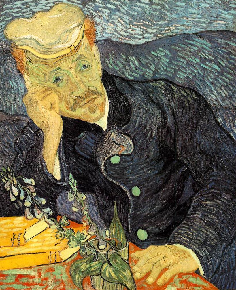 Vincent Van Gogh „Portrait Of Dr Gachet“ (1890)