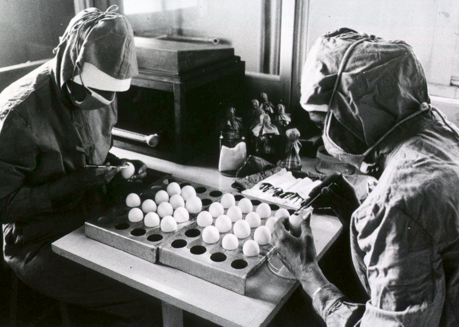 File:Preparation of measles vaccines.jpg - Wikimedia Commons