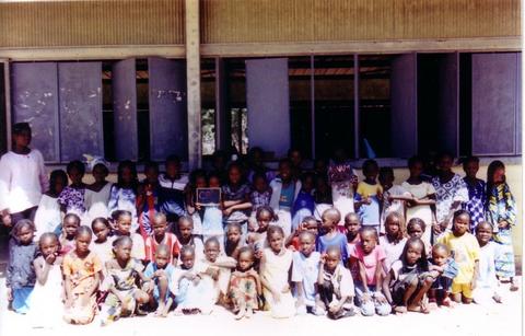 The class room of the school of Agnam-Goly, Senegal
