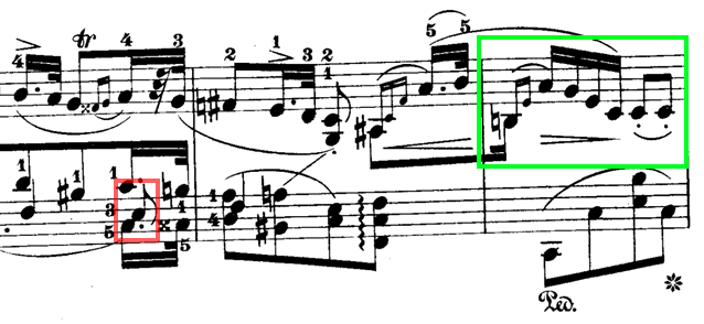 Excerpt of Nocturne Op. 15, no. 2 by Frédéric Chopin, which demonstrates the challenges encountered in Optical Music Recognition.