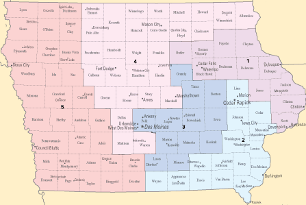 Iowa Congressional Districts 2003-2012