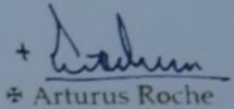 Arthur Roches signatur
