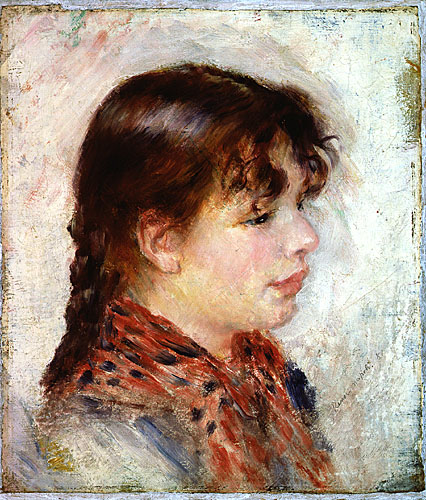 FileT te de jeune fille napolitaine PA Renoir 1881 Head of a young