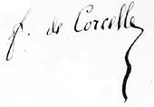 signature de Francisque de Corcelle