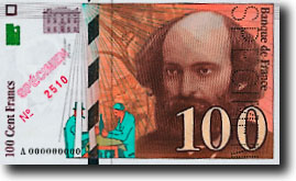 100 francs Cézanne