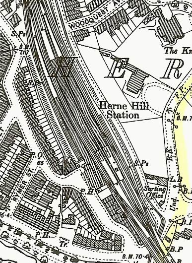 herne hill map