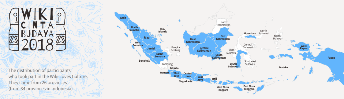 Infografis Peta Persebaran Peserta WCB 2018