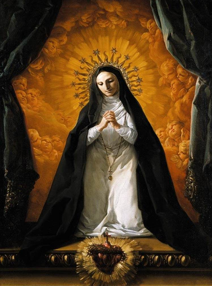 Saint Magaret Mary Alacoque And The Sacred Heart
