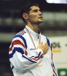 aux Championnats d'Europe de Bolzano en 1999