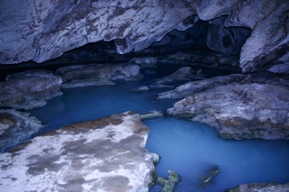 Innenraum der Cueva de Villa Luz