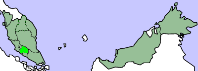 Map of Negeri Sembilan