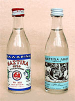 A görög Chios Masticha Ouzo és Masticha Liqueur