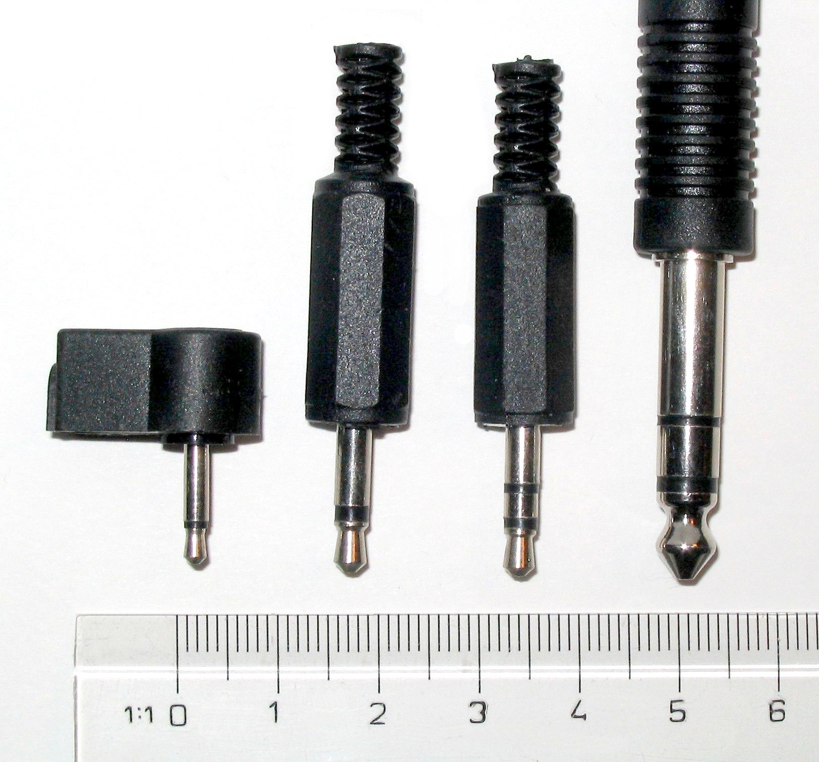 connectors in different size