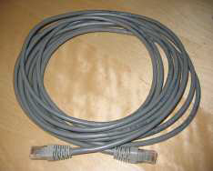 A twisted pair Cat-3 or Cat-5 cable is used to...
