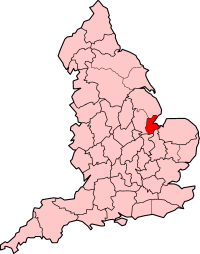 Holland shown within England