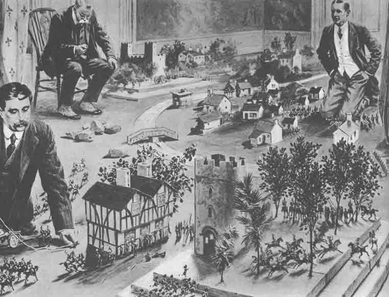 h. g. wells. File:H. G. Wells Wargaming.jpg