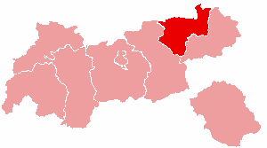 Куфштайн (округ) на карте