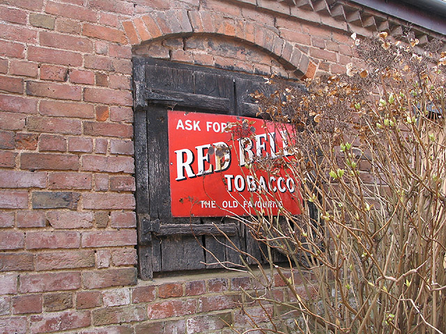 Red Bell Tobacco, enamel sign - geograph.org.uk - 711605