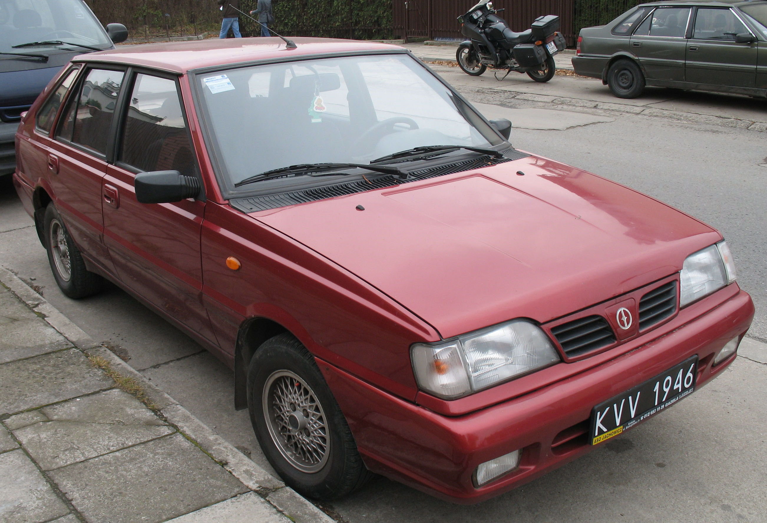 Description Red Polonez Caro Plus 1 6 GSI in Krak w 2 jpg