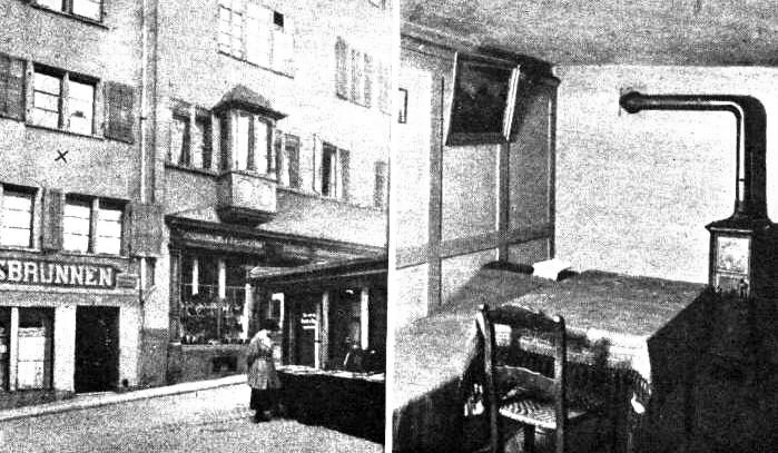 1920 photo of Lenin's rented house in Zurich, Switzerland