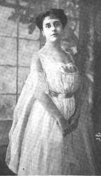 Odette Le Fontenay, from a 1917 publication.
