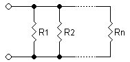 Diagrama d'un circuit amb resistències en paral·lel