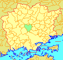 旧・加茂川町の位置