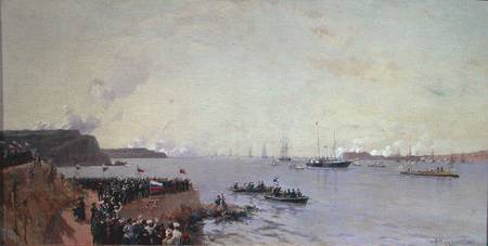Artlapira ke Aleksandr III gindik ko Sevastopol (Прибытие Императора Александра III в Севастополь, 1887)