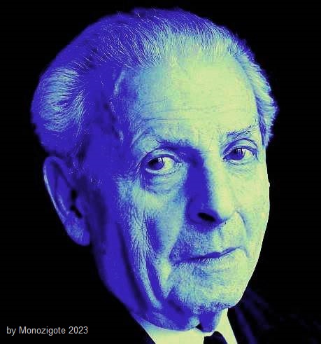 Rappresentazione artistica del volto di Emmanuel Levinas