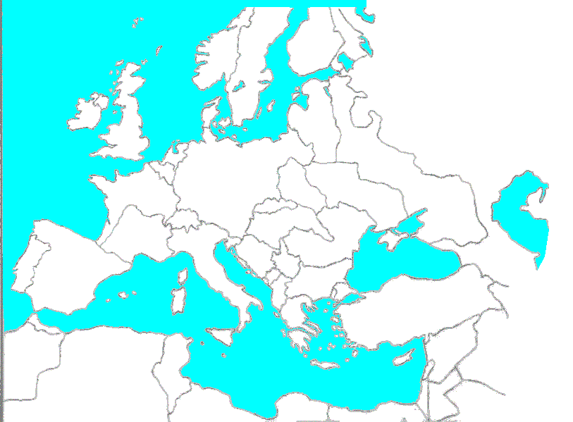 Map Of Europe 1942