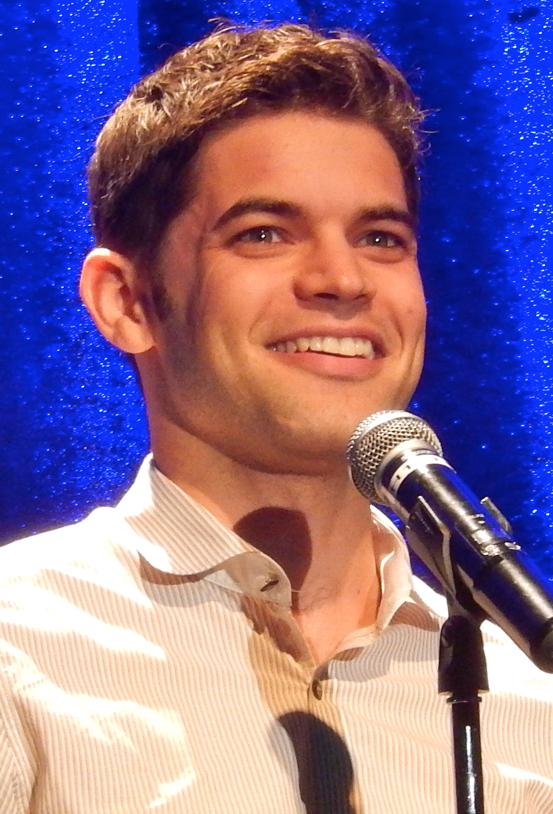 The 39-year old son of father (?) and mother Debbie Stone Jeremy Jordan in 2024 photo. Jeremy Jordan earned a  million dollar salary - leaving the net worth at 3 million in 2024