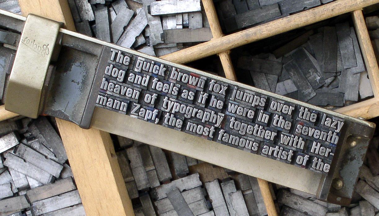 Movable Metal Type