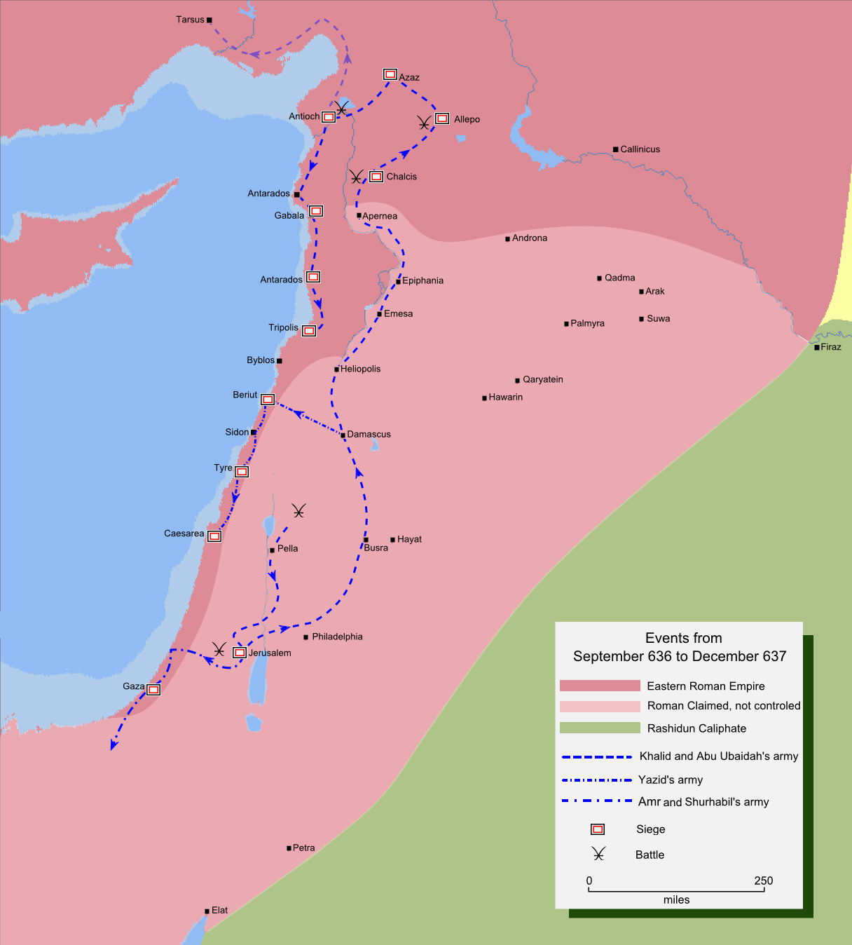 The Muslim invasion of Northern Syria