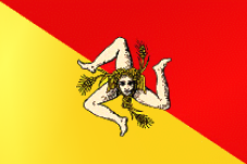 English: Flag of the Sicilian Region Italiano:...